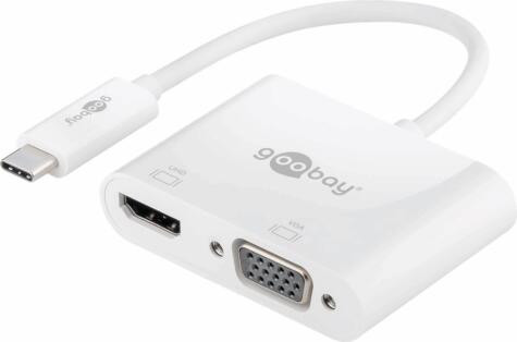 Goobay 52430 USB Type-C HUB (2 port) (52430) - USB HUB