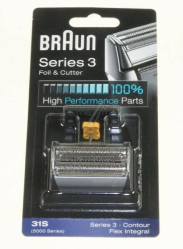 31s Braun Kombipack 31s, Kp5000, Ezüst, Series 3 U. 5000 - Borotva fej