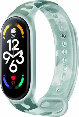 Xiaomi Smart Band 7 Szilikon szíj - Khaki zöld (BHR6492GL)