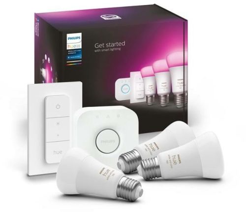 Philips Hue E27 9W White And Color Ambiance 3db szett Philips 8719514291355 (Philips 8719514291355) - LED okosizzó
